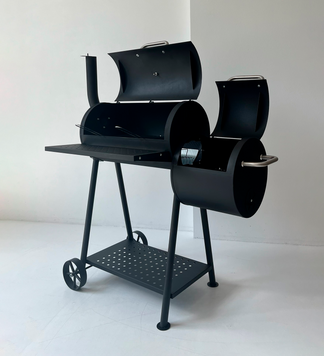 Вугільний гриль-барбекю подвійною з термометром в кришці DOUBLE GRILL DOUBLE GRILL фото
