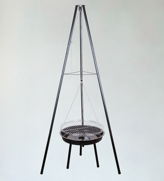 Підвісний вугільний міні гриль-барбекю TRIPOD GRILL TRIPOD GRILL фото